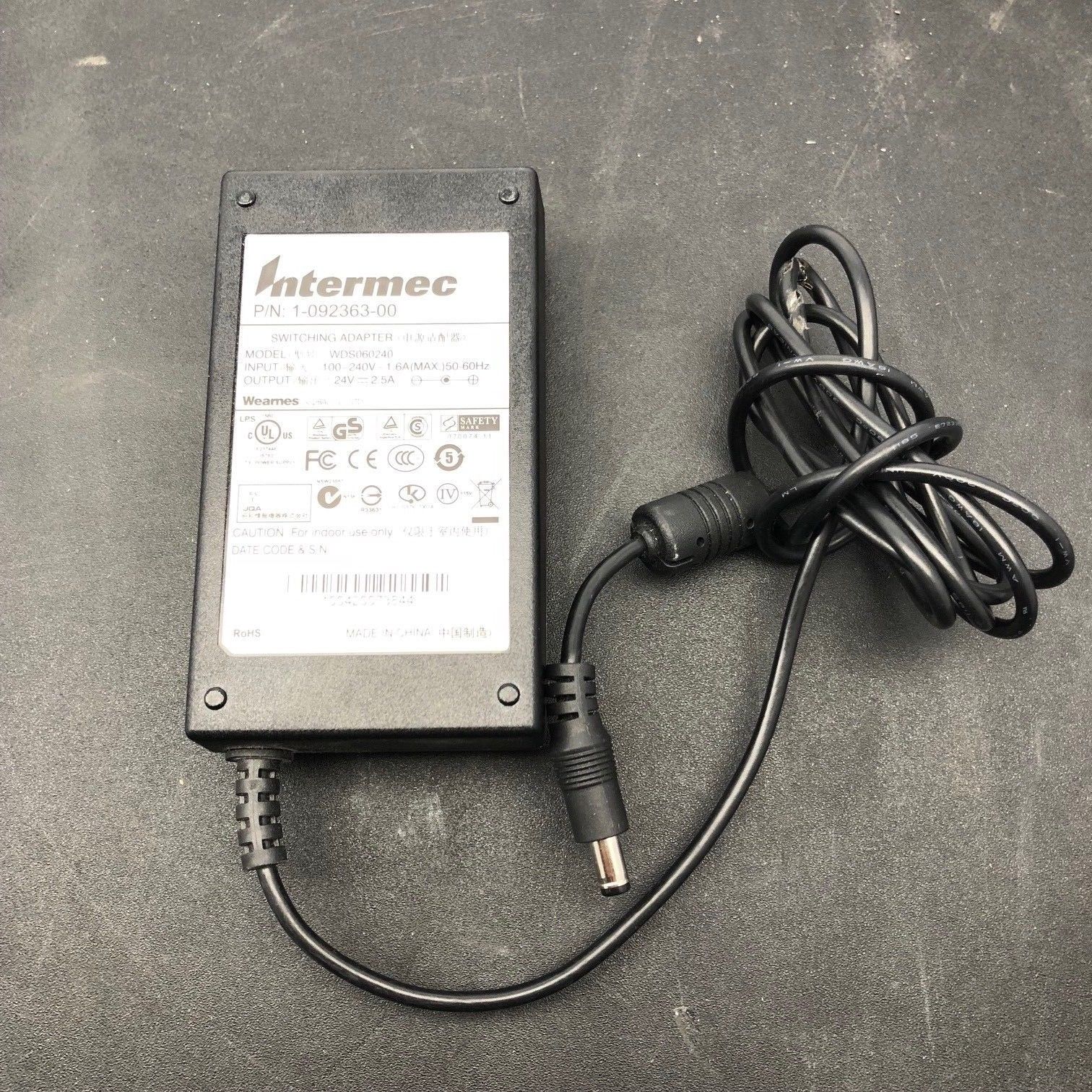 *Brand NEW*for Intermec WDS060240 Power Supply GoDEX Compatible 24V 2.5A AC Adapter